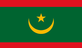 Mauritania country flag